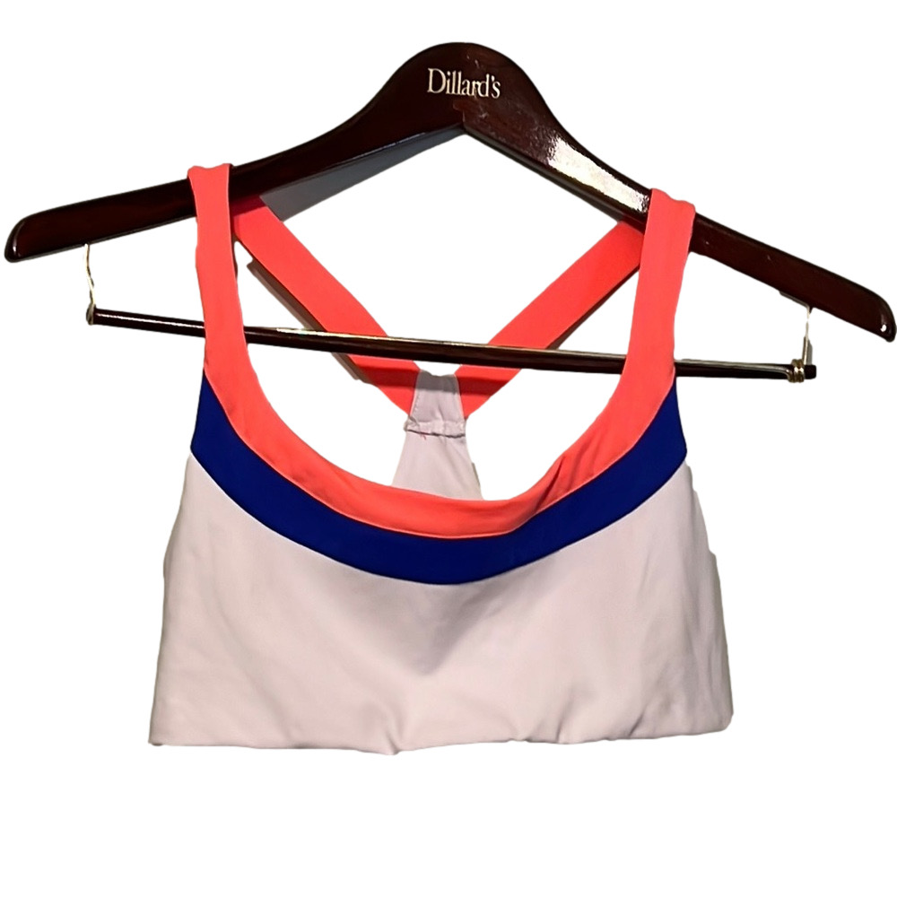 Love & Sports White Activewear Padded Sports Bra M